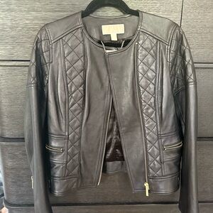 Women’s Michael Kors Black Leather Jacket